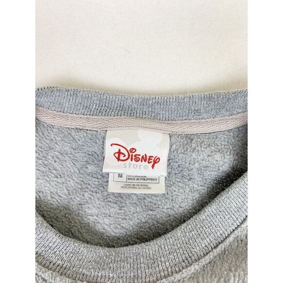 Vintage Disney Grumpy Sweatshirt Grey Medium Oversized Cozy Fleece 7 Dwarfs - Picture 4 of 8